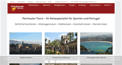 Desktop Screenshot of peninsulartours.com